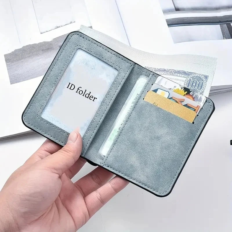 Men's Slim Leather Wallet & ID Holder