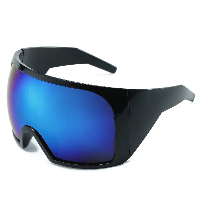 Shield Wrap Sunglasses – Futuristic UV400 Shades