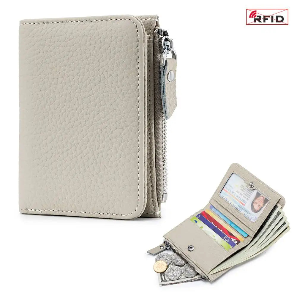 Women's RFID Leather Slim Wallet