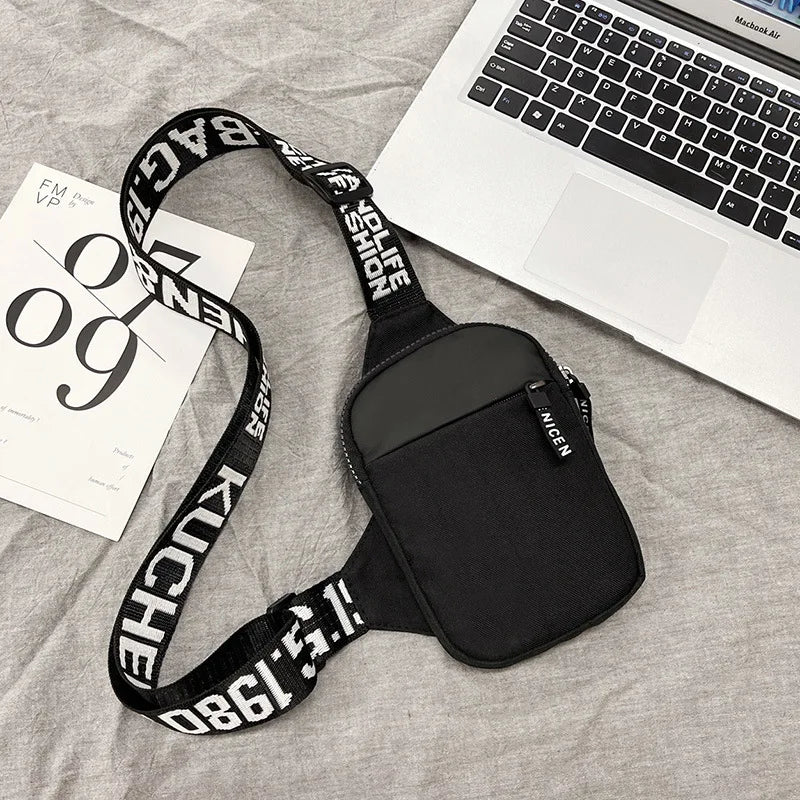 Graffiti Print Hip Hop Chest Bag