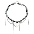Cross Tassel Necklace