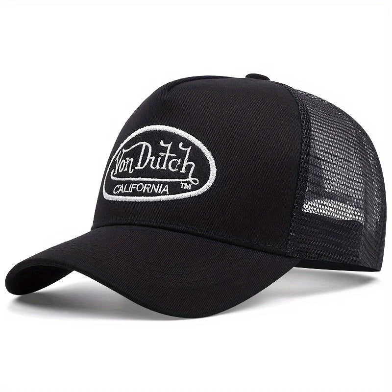 Men's Mesh Trucker Baseball Cap — Breathable Sun Hat