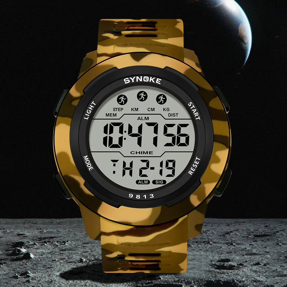 Retro LED Digital Sports Watch