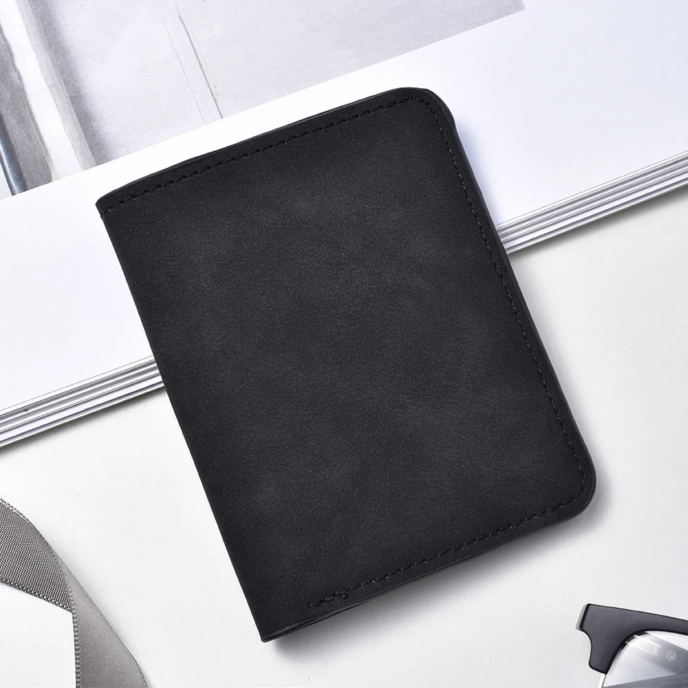 Men's Slim Leather Wallet & ID Holder