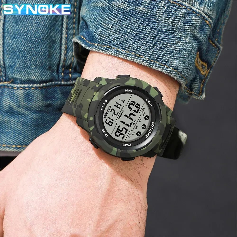 Retro LED Digital Sports Watch