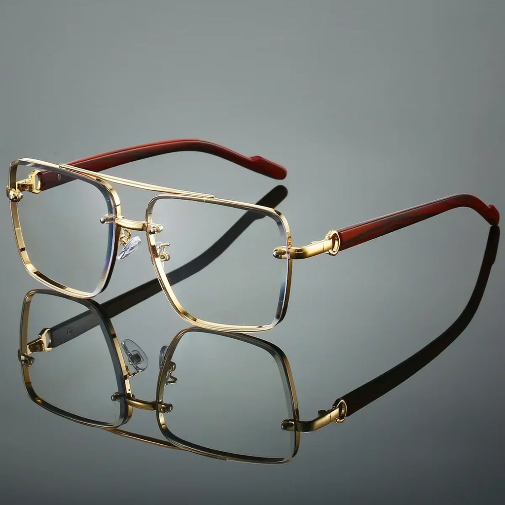 Square Wooden Sunglasses