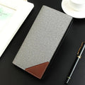 Men's Luxury Slim Leather Bifold Wallet