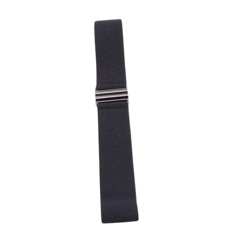 Elastic Wide Waist Belt — Women's Buckle Strap
